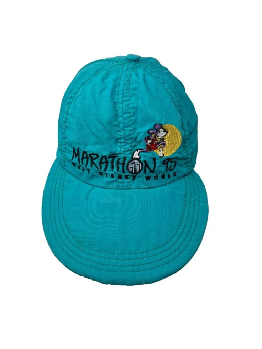 Walt Disney World Marathon 1995 Vintage Embroidered Snapback Hat Cap Retro Rare - Picture 2 of 11